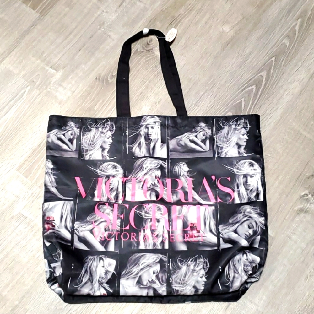 Victoria Secret beach purse bag totes nylon New Shopper Y2K